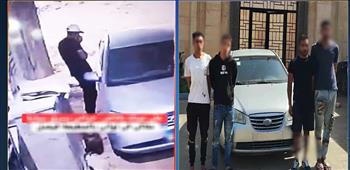 ضبط المتهمين بسرقة سيارة من جراح في الهرم