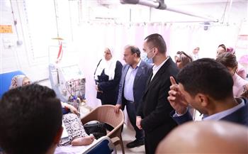 نائب وزير الصحة يتفقد عدداً من المنشآت الطبية بمحافظة دمياط