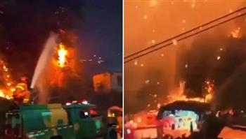نهاية العالم.. عرض ألعاب نارية يتحول إلى مذبحة مروّعة في الصين (فيديو)
