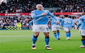 الدوري الإنجليزي.. مانشستر سيتي يتقدم على برينتفورد بهدف في الشوط الأول