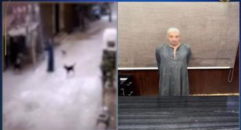 سقوط صاحب فيديو متداول للتعدى على كلب في الهرم
