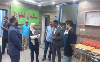 جولة تفقدية لوكيل الصحة بالبحر الأحمر بمستشفى سفاجا 