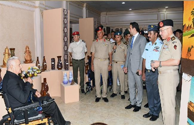 القوات المسلحة تنظم معرضًا فنيًا لإبداعات المحاربين القدماء بمناسبة الاحتفال بذكرى انتصارات أكتوبر 