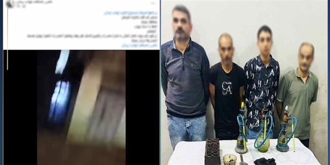 سقوط المتهم بإدارة مقهى في تعاطي المخدرات بدمياط