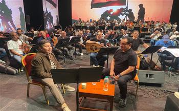 صور وفيديو لبروفات حفل اليوم.. «الحلو وثروت وهانى شاكر » على المسرح الكبير احتفالا بنصر أكتوبر 