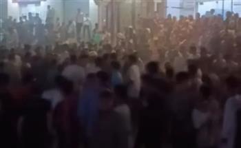 وصول قوات الإنقاذ لفحص واقعة احتجاز طفل داخل ماسورة غاز في ناهيا