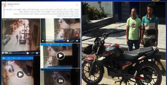 سقوط عنصرين إجراميين قاما بسرقة دراجة نارية في الإسكندرية