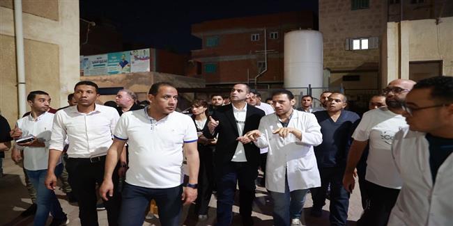 نائب وزير الصحة يجري جولة ليلية مفاجئة على مستشفيي بسيون المركزي وحميات بسيون بالغربية