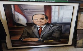 بالصور.. لوحات من وحي نصر أكتوبر في معرض فني بـ«الأعلى للثقافة»