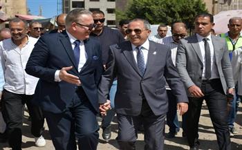 محافظ بورسعيد يتفقد المنطقة المحيطة بمحكمة بورفؤاد الجزئية الجديدة 