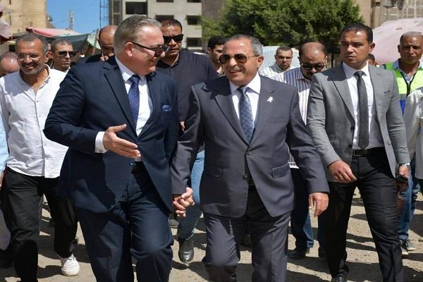 محافظ بورسعيد يتفقد المنطقة المحيطة بمحكمة بورفؤاد الجزئية الجديدة 