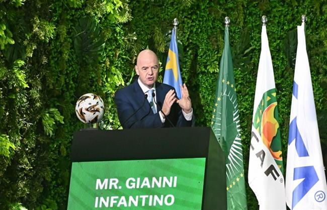 جياني إنفانتينو :"فيفا"يفتتح 30 أكاديمية فى إفريقيا خلال 2027 لاكتشاف المواهب