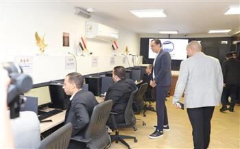 الأمين العام يتفقد غرفة العمليات المركزية لحزب مستقبل وطن للوقوف على جاهزيتها لانتخابات «النواب»