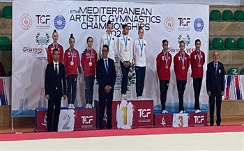 وزير الشباب والرياضة يهنئ منتخب الجمباز الفني بذهبية البحر المتوسط 