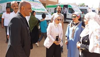 «صحة الإسماعيلية»: الكشف على 937 مواطنا بالقافلة الطبية بقرية السلام ضمن «حياة كريمة»