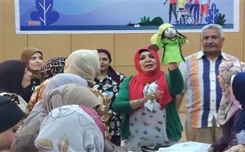 "العلاج بالفن وتأثيره على ذوي الهمم" ضمن فعاليات الورشة التدريبية بقصور الثقافة