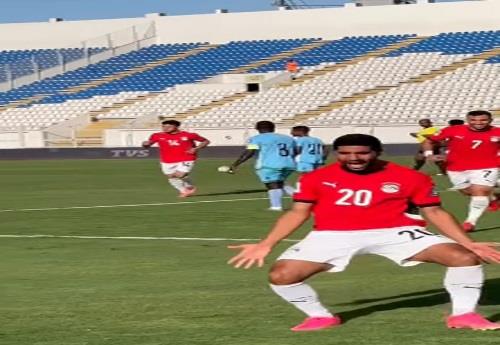تصفيات كأس العالم.. منتخب مصر يسجل الهدف الأول في مرمى جيبوتي