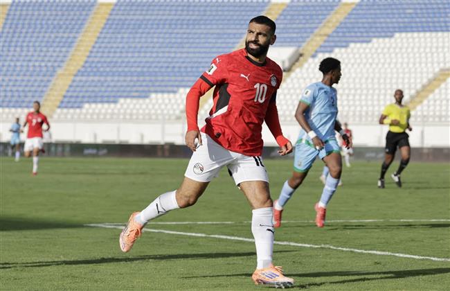 تصفيات كأس العالم.. محمد صلاح يسجل الهدف الثالث لمصر في مرمى جيبوتي