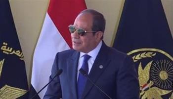 الرئيس السيسي: الحمد لله على كل يوم يعدي بسلام وأمان على بلدنا مصر