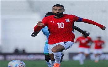 محمد صلاح يواصل مطاردة الرقم التاريخي لأهداف حسام حسن مع المنتخب
