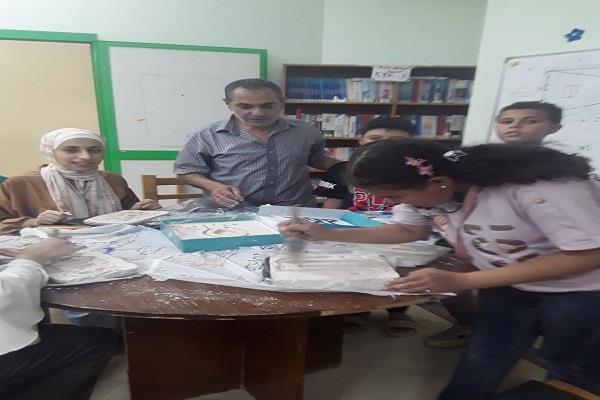 قصر ثقافة الجيزة ينظم ورشة لتعلم فن نحت الريليف