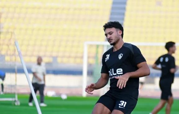أحمد شريف ينتظم في التدريبات الجماعية للزمالك  