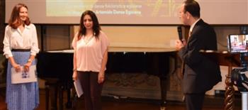 تكريم د." رانيا يحيى"  من البيت الروسي للعلوم و الثقافة بروما