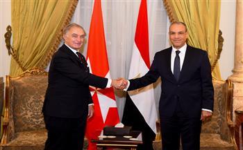 وزير الخارجية يرحب بالعلاقات الوطيدة بين مصر ومنظمة فرسان مالطا