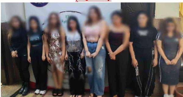  ضبط 8 سيدات لقيامهن بممارسة الأعمال المنافية للآداب بمقابل مالي بالقاهرة