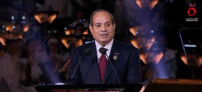 الرئيس السيسي: مصر أقدم دولة عرفها التاريخ وعلى أرضها خطت الحضارة أولى حروفها
