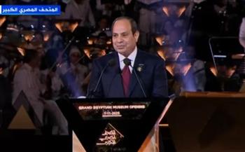 الرئيس السيسي: مصر القديمة ألهمت شعوب الأرض قاطبة.. ومن ضفاف النيل انطلقت أنوار الحكمة لتضيء طريق الحضارة