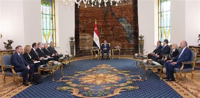 الرئيس السيسي يلتقي أمين مجلس الأمن لروسيا الاتحادية