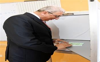 وكيل أول مجلس النواب يدلي بصوته في انتخابات مجلس النواب بالجيزة
