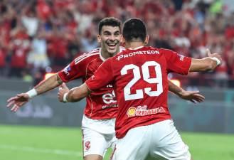 الأهلي يستعرض مهارة زيزو وبن شرقي فى الهدف الأول أمام الزمالك بالسوبر