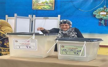 بالصور.. إقبال السيدات في اليوم الأول لانتخابات مجلس النواب بالجيزة