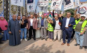 إقبال ملحوظ على لجان بني سويف دعمًا لمرشحي حزب الجبهة الوطنية في انتخابات النواب 2025