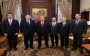 المستشار عصام  فريد يلتقي رئيس المحكمة الدستورية العليا