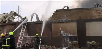 الحماية المدنية تسيطر على حريق بمصنع كيماويات في السادات بالمنوفية