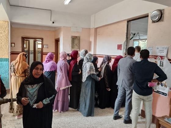 بالصور.. جانب من مشاركة السيدات في اليوم الأول من انتخابات مجلس النواب بالأقصر