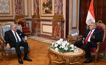 المستشار عصام  فريد يلتقي رئيس نادي قضاة مصر