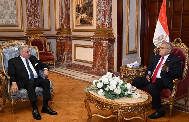 المستشار عصام  فريد يلتقي رئيس نادي قضاة مصر