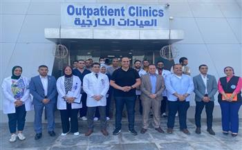 رئيس الرعاية الصحية يتفقد مستشفى شرم الشيخ الدولي ووحدة طب الأسرة للاطمئنان على جودة الخدمات 