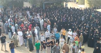 تشييع جنازة طفلين لقيا مصرعهما إثر حادث تصادم بالقناطر الخيرية