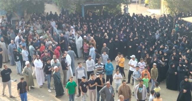 تشييع جنازة طفلين لقيا مصرعهما إثر حادث تصادم بالقناطر الخيرية