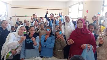 اكتشاف مواهب وعروض لذوي الهمم ضمن أنشطة القافلة الثقافية بقرية بنجر 28 بمطروح 