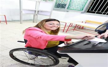 المشرف العام على "القومي لذوي الإعاقة" تدلي بصوتها في انتخابات مجلس النواب 2025