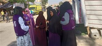 فرق شباب التطوع تشارك في تنظيم انتخابات مجلس النواب بمحافظة الوادي الجديد