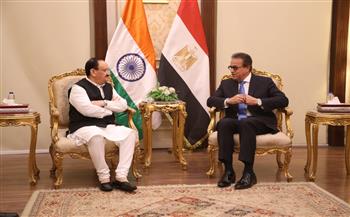 وزير الصحة يبحث مع نظيره الهندي تبادل الخبرات في صناعة الأدوية وتوسيع الاستثمارات