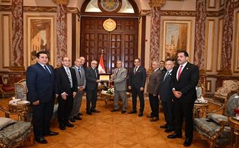 رئيس مجلس الشيوخ يستقبل رئيس محكمة الاستئناف ورئيس نادي قضاة الإسكندرية سابقًا