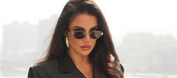 درة بإطلالة جذابة مميزة  